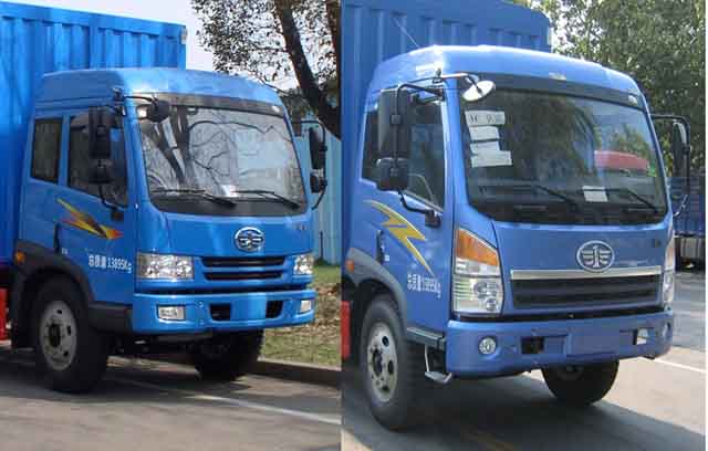 青島解放 駿威(J5K)中卡 160馬力 4×2 倉柵載貨車(CA5121XXYPK2L3EA80-1)