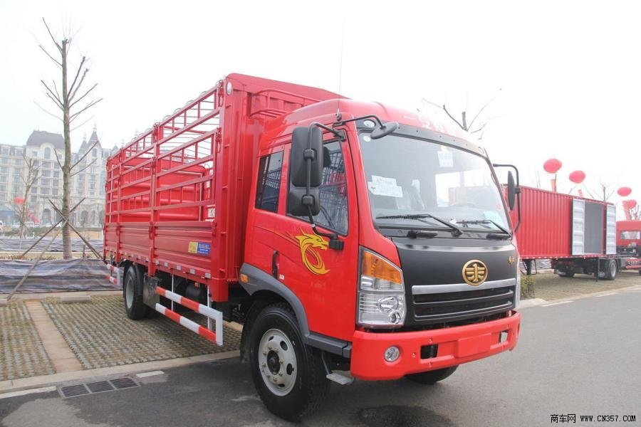 青島解放 賽龍中卡 130馬力 4×2 倉柵載貨車(CA5169XXYPK2L2EA80-1)